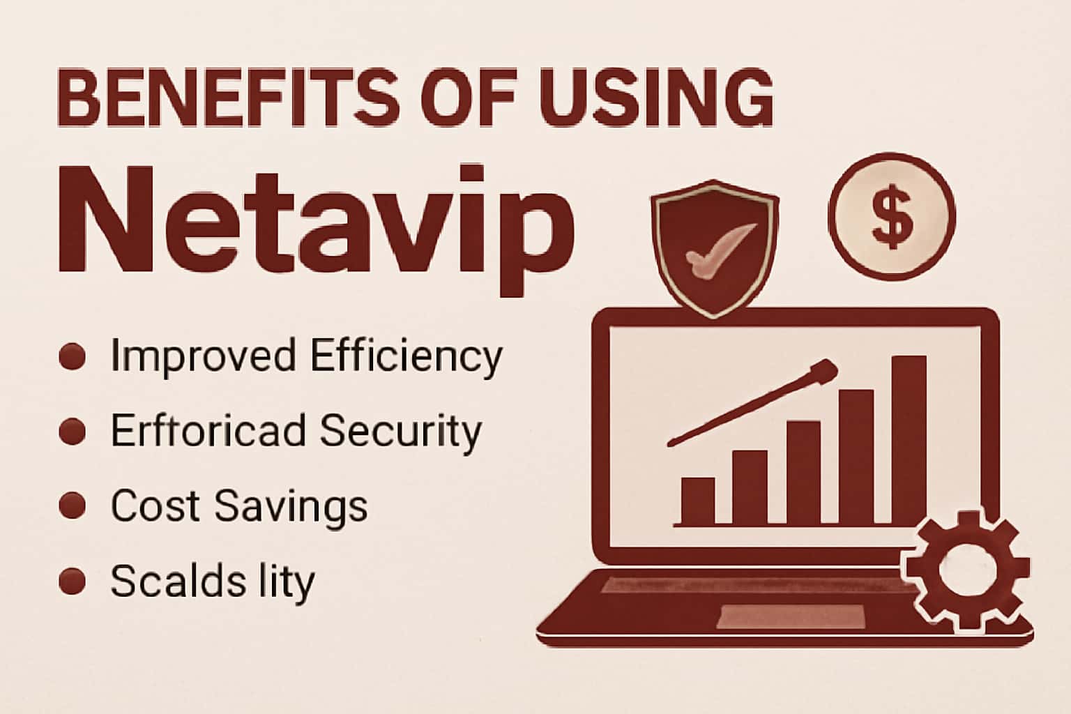 Informational scene showcasing the benefits of using Netavip