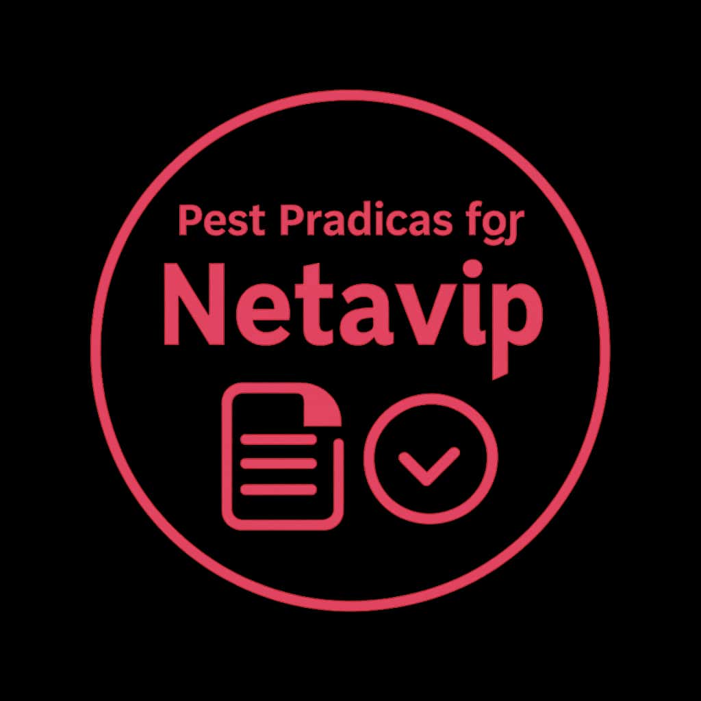 Icon representing guide resources for Netavip best practices.