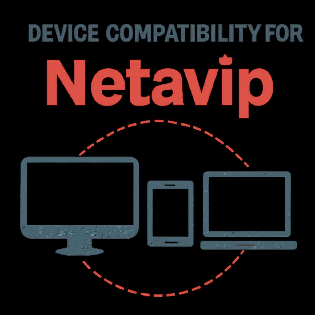 Illustration on device compatibility for Netavip.