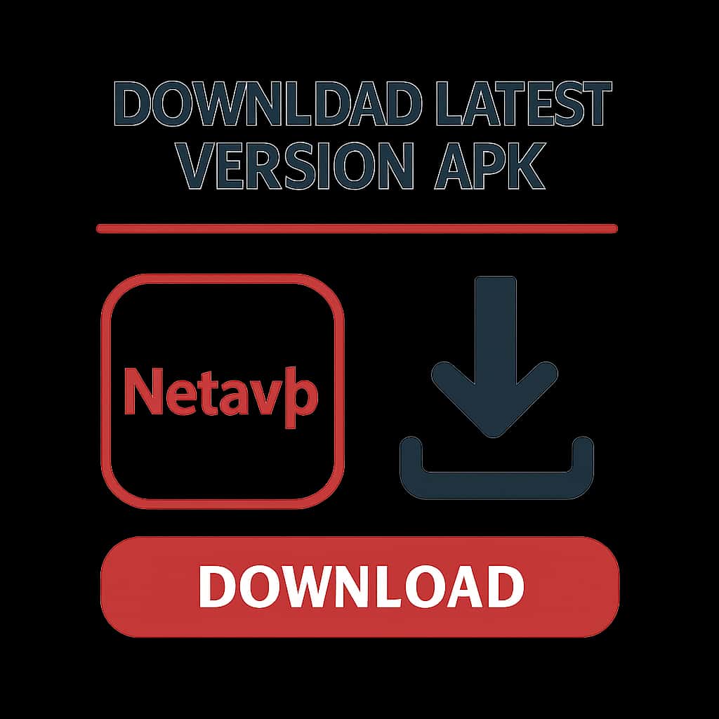 Illustration explaining the download process for Netavip APK.
