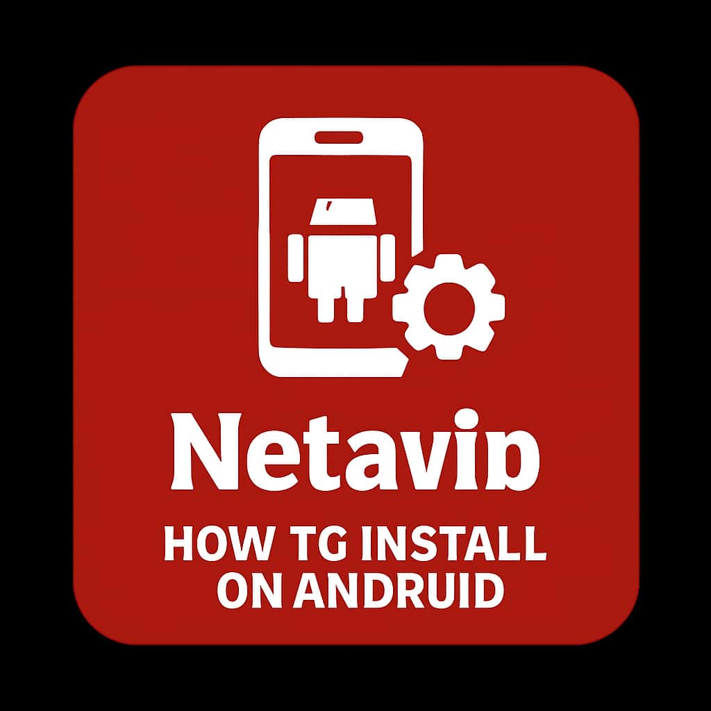Icon representing installation guide for Netavip on Android.