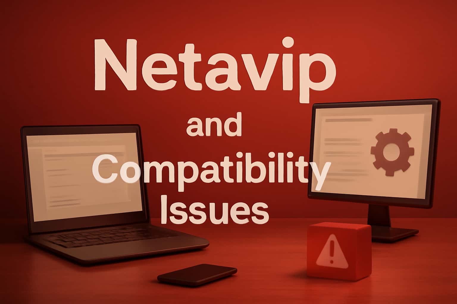 Informational image about Netavip and compatibility issues.