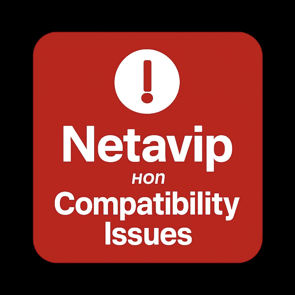 Icon representing Netavip and compatibility issues.