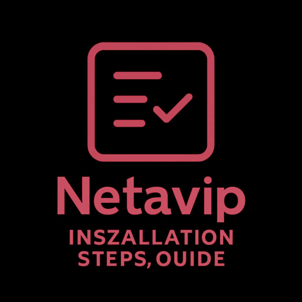 Icon depicting the Netavip installation steps guide.