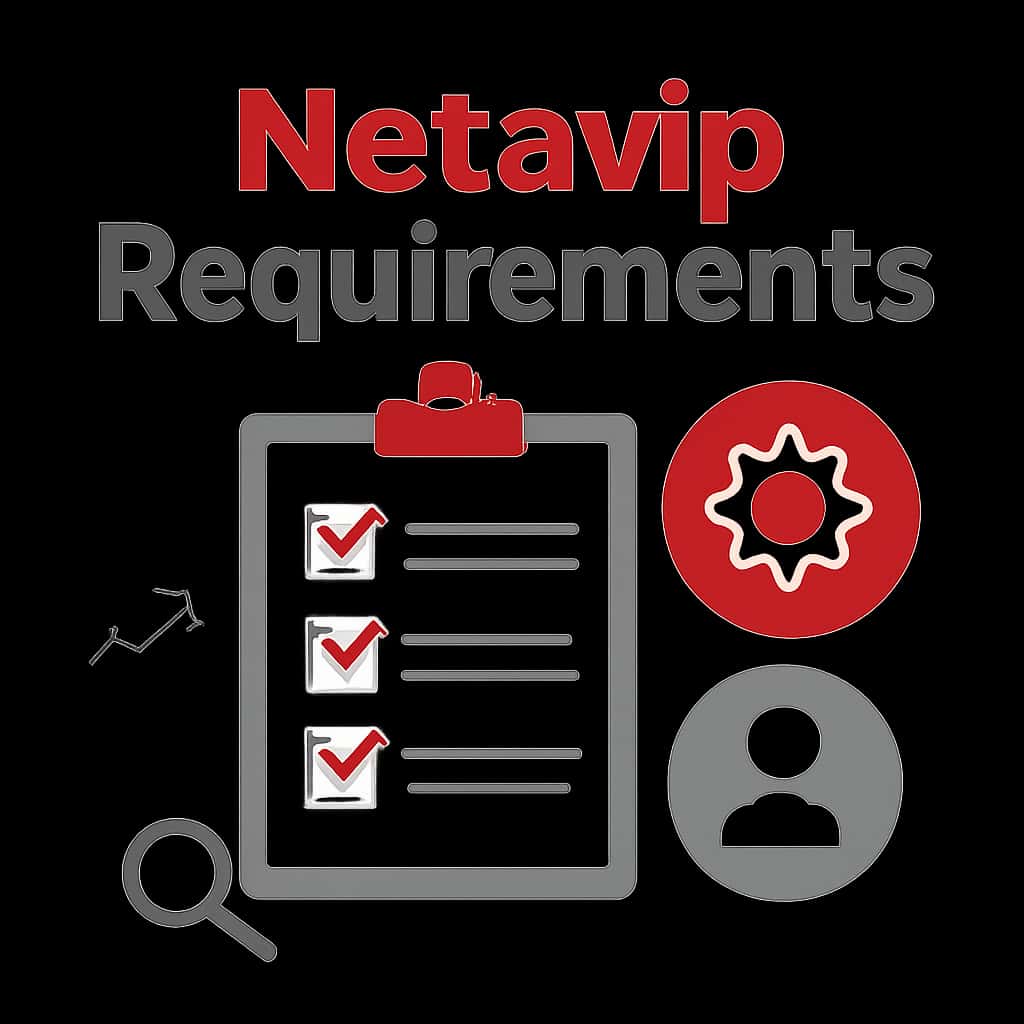 An educational illustration about Netavip Requirements.